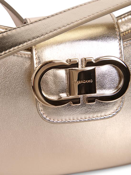 26SS 살바토레 페라가모 크로스백 220947 787952 009 Metallic - SALVATORE FERRAGAMO