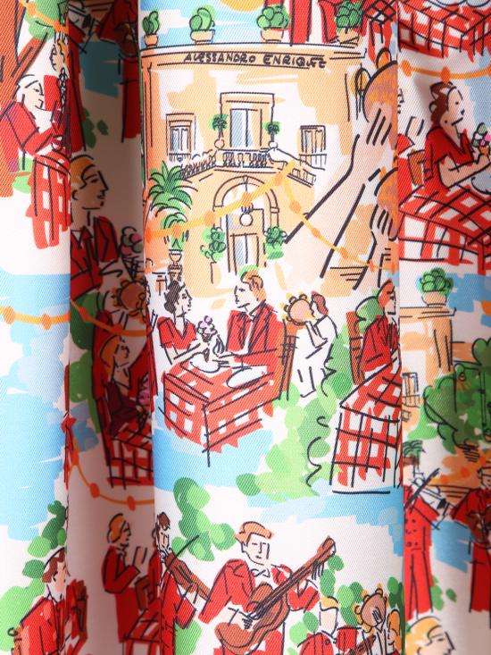 26SS 알레산드로 엔리케즈 롱 스커트 SK02 DU FESTA Multi - ALESSANDRO ENRIQUEZ