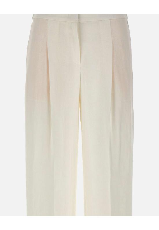 26SS 보스 스트레이트 팬츠 50557443 100 White - BOSS