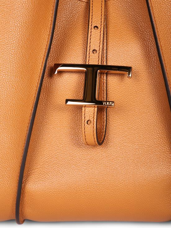 26SS 토즈 T 타임리스 스몰 쇼핑백 XBWTSBA 0200Q8E S410 Brown - TODS