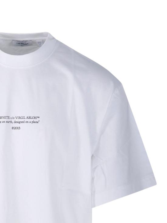 26SS 오프화이트 반팔 티셔츠 OMAA120S26JER00710 100 White - OFF WHITE