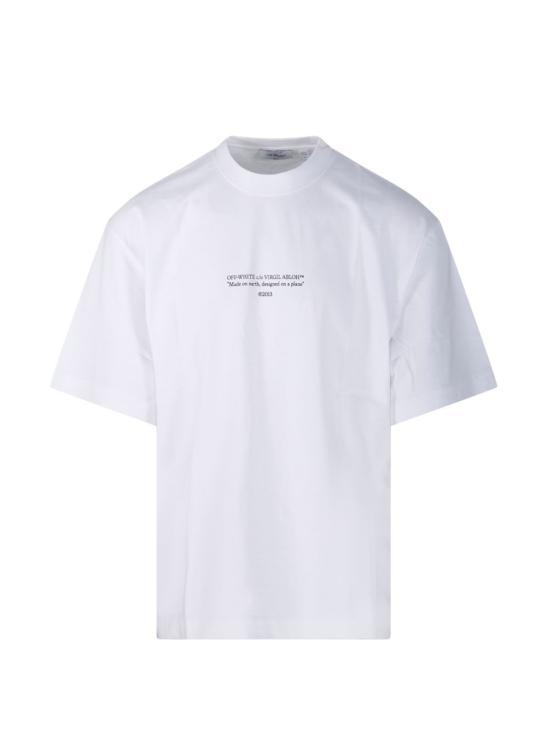 26SS 오프화이트 반팔 티셔츠 OMAA120S26JER00710 100 White