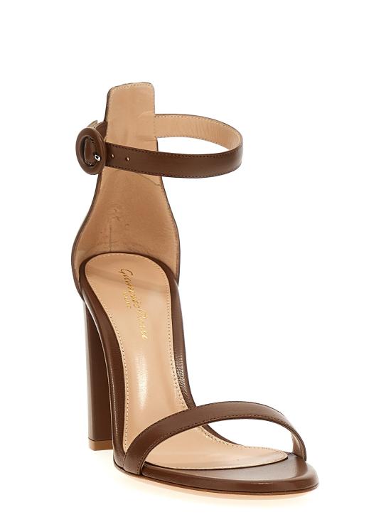 25SS 지안비토로시 샌들 가에타  브라운 - GIANVITO ROSSI