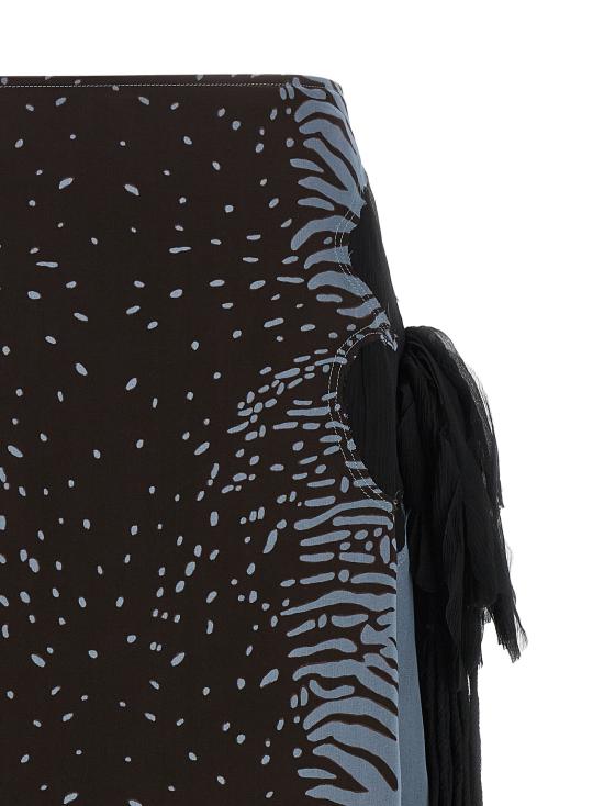 26SS 살바토레 페라가모 미디 스커트 793912WASHEDDENIMEXPRESSO - SALVATORE FERRAGAMO