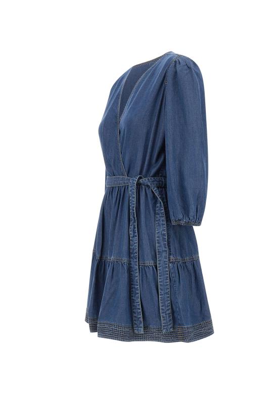 26SS 보스 데님 원피스 50559071 420 Blue - BOSS