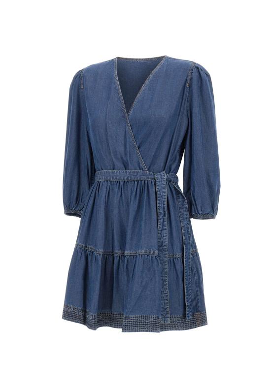 26SS 보스 데님 원피스 50559071 420 Blue