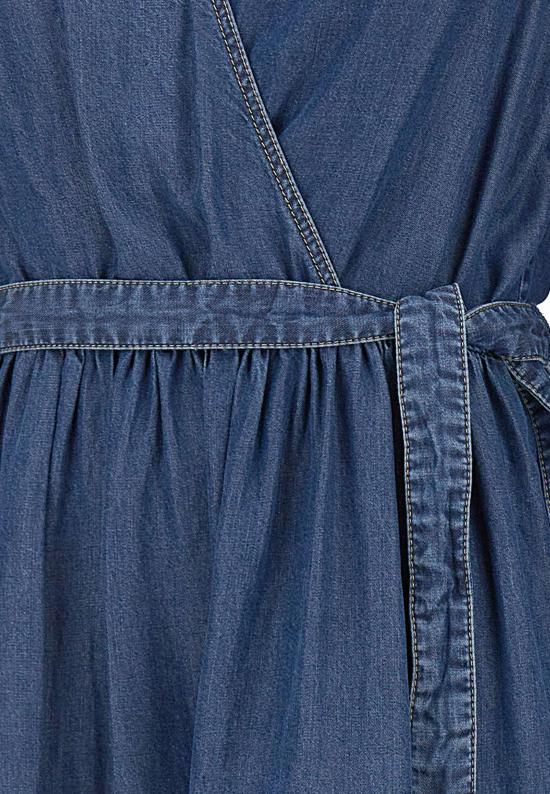 26SS 보스 데님 원피스 50559071 420 Blue - BOSS