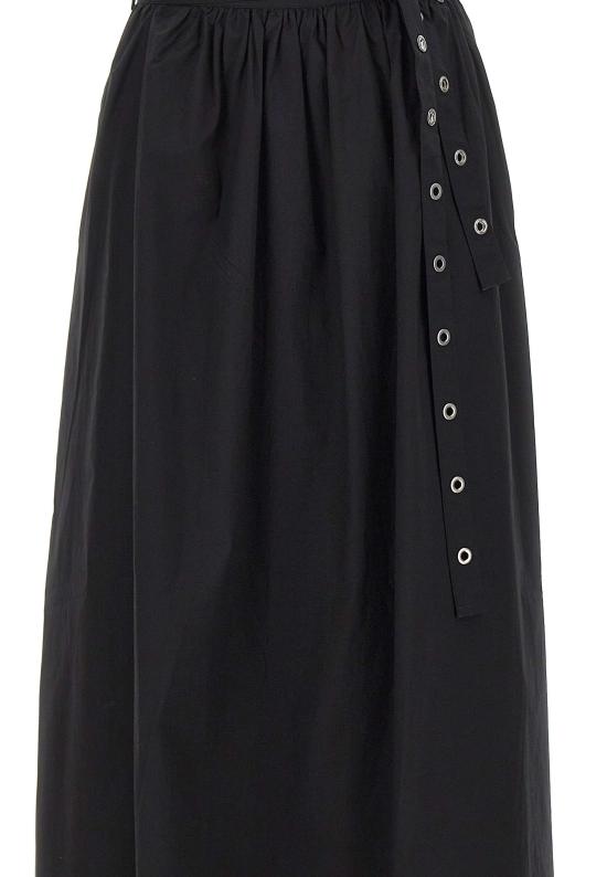 26SS 보스 미디 스커트 50559088 001 Black - BOSS