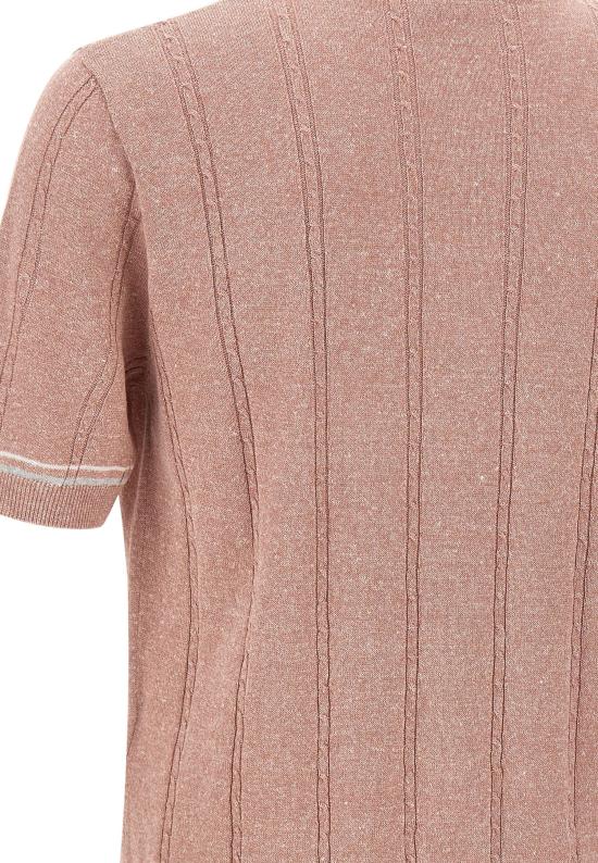 26SS 일레븐티 폴로 티셔츠 M76MAGM42 MAG0M018991301 Pink - ELEVENTY