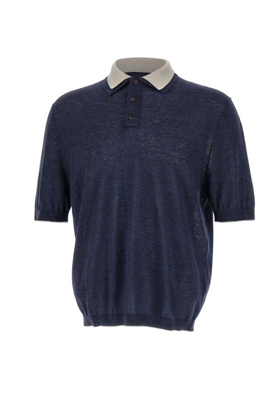 26SS 일레븐티 폴로 티셔츠 M76POLM01 MAG0M0591101 Blue