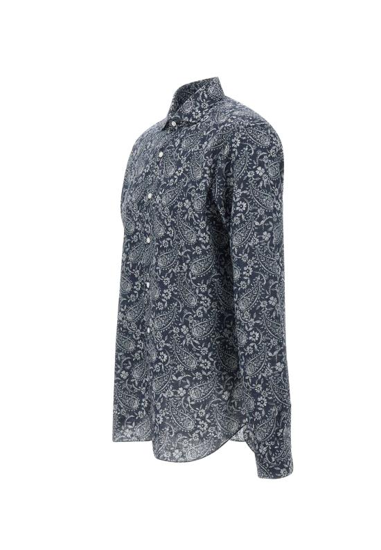 26SS 발바 긴팔 셔츠 LIU02P0154055U 0001 Blue - BARBA