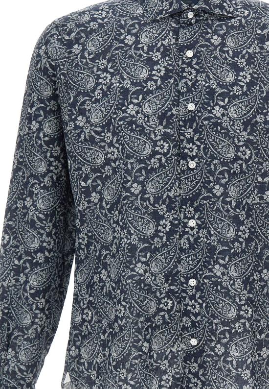 26SS 발바 긴팔 셔츠 LIU02P0154055U 0001 Blue - BARBA