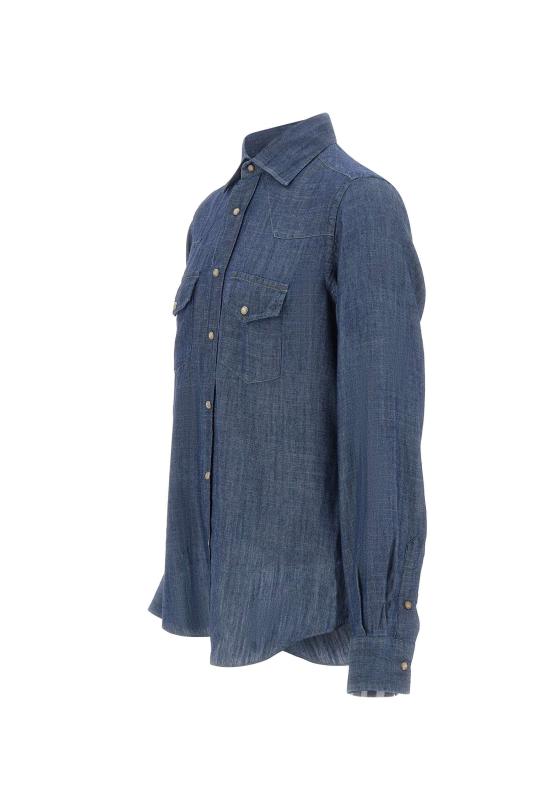 26SS 일레븐티 긴팔 셔츠 M75CAMK02 TES0M14611 Blue - ELEVENTY