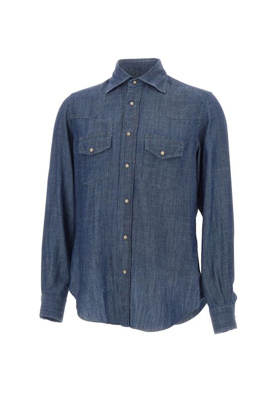 26SS 일레븐티 긴팔 셔츠 M75CAMK02 TES0M14611 Blue