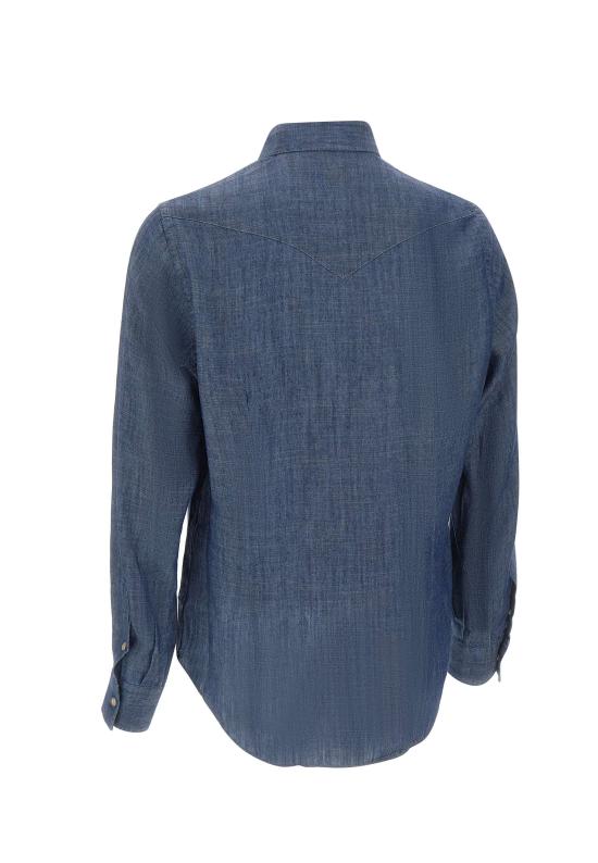 26SS 일레븐티 긴팔 셔츠 M75CAMK02 TES0M14611 Blue - ELEVENTY