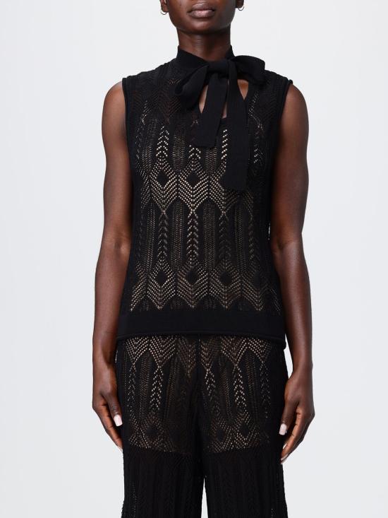 26SS 리우조 민소매 티셔츠 WA6329MS007 22222 Black