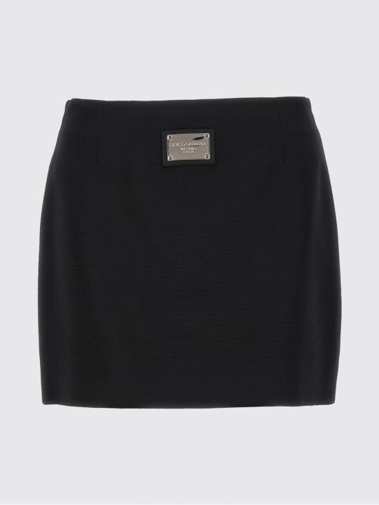 26SS 돌체앤가바나 숏 오토만 스커트 F4CLKTFU8BM N0000 Black - DOLCE & GABBANA