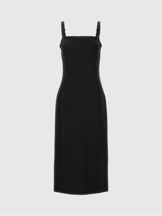26SS 돌체앤가바나 저지 밀라노 립 시스 드레스 F6ARTTFUGN7 N0000 Black - DOLCE & GABBANA