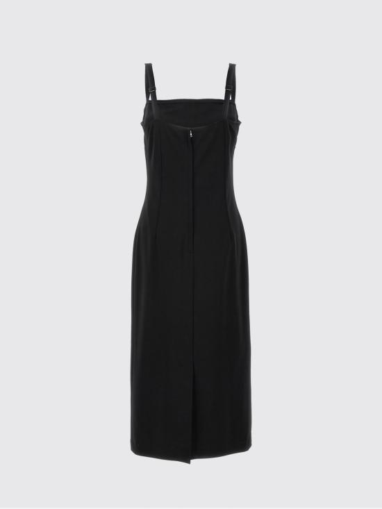 26SS 돌체앤가바나 저지 밀라노 립 시스 드레스 F6ARTTFUGN7 N0000 Black - DOLCE & GABBANA
