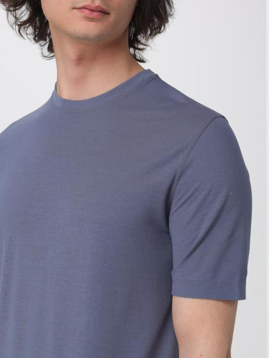 26SS 자노네 반팔 티셔츠 815214ZG380 Z1851 Blue 2 - ZANONE