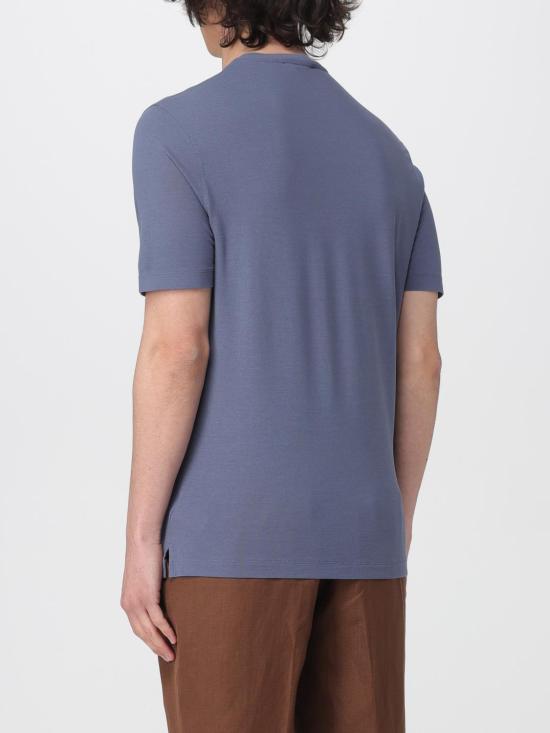 26SS 자노네 반팔 티셔츠 815214ZG380 Z1851 Blue 2 - ZANONE