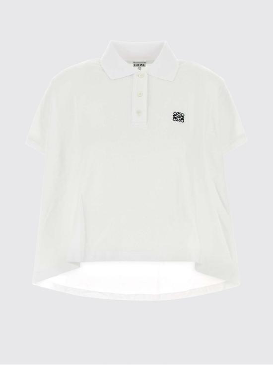 26SS 로에베 폴로 티셔츠 S359Y23XAP 2100 White - LOEWE