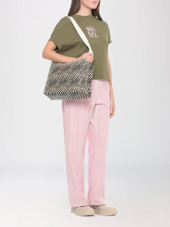 26SS 마르니 반팔 티셔츠 THJE0384P0USCY88 LOV56 Green - MARNI