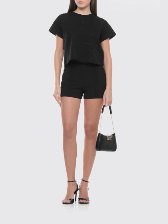 26SS 엘리자베타프랜치 숏팬츠 SH00761E2 110 Black - ELISABETTA FRANCHI