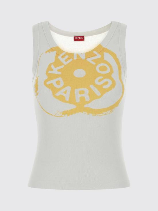 26SS 겐조 민소매 티셔츠 FG52TO2004SJ 01 White - KENZO