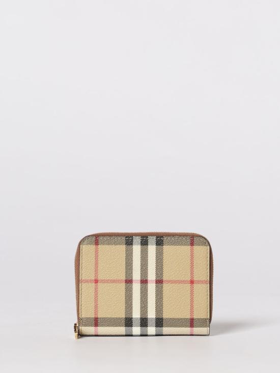 26SS 버버리 스몰 체크 집 어라운드 월렛 8109810 Multicolor