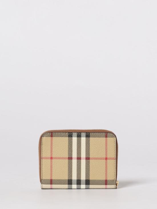 26SS 버버리 스몰 체크 집 어라운드 월렛 8109810 Multicolor - BURBERRY