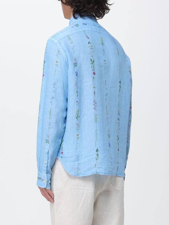26SS 120 리노 긴팔 셔츠 33ALIM1PJL000G44933ALIM 000205 Gnawed Blue - 120 LINO