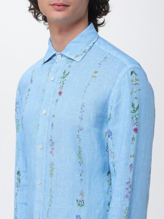 26SS 120 리노 긴팔 셔츠 33ALIM1PJL000G44933ALIM 000205 Gnawed Blue - 120 LINO