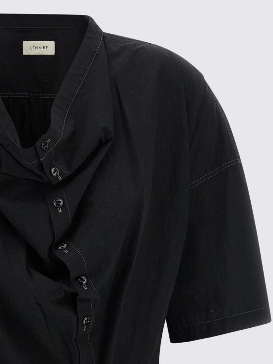 26SS 르메르 롱 원피스 DR1158LF1399 BK999 Black - LEMAIRE