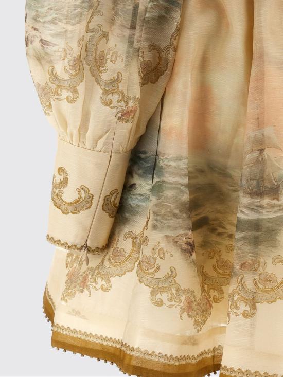 26SS 짐머만 숏 원피스 6561DC261 SST Yellow - ZIMMERMANN