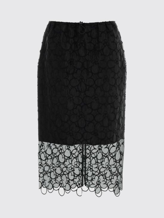 26SS 세실리아 반센 미디 스커트 425RTW17011 Black - CECILIE BAHNSEN