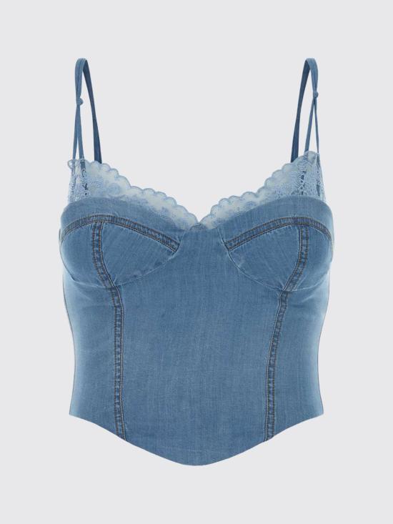 26SS 에르마노 설비노 스웨터 D482L374APUEC 73933 Blue - ERMANNO SCERVINO