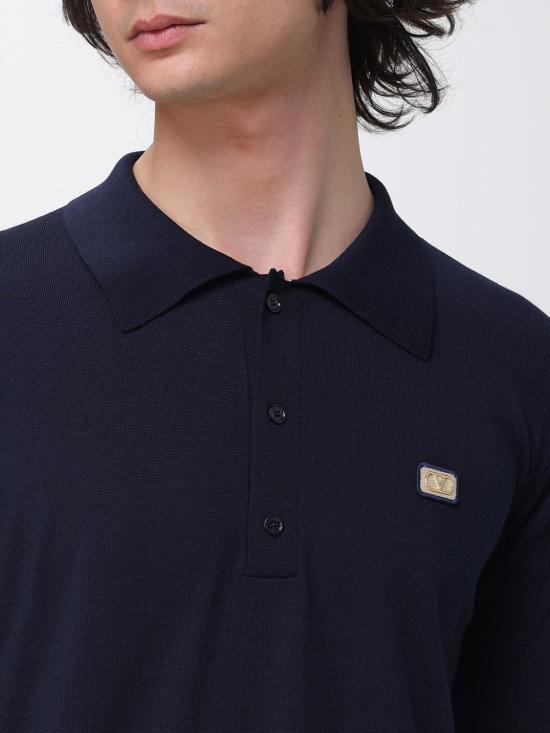 26SS 발렌티노 가라바니 폴로 티셔츠 VKP04DBCJ 598 Blue - VALENTINO GARAVANI