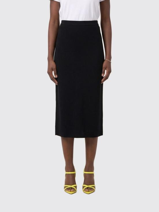 26SS 질샌더 미디 스커트 J03MA0280J20357 001 Black