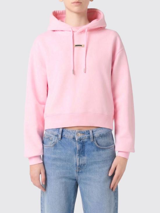 26SS 자크뮈스 후드 티셔츠 24EHOW00247AJ00109 431 Pink
