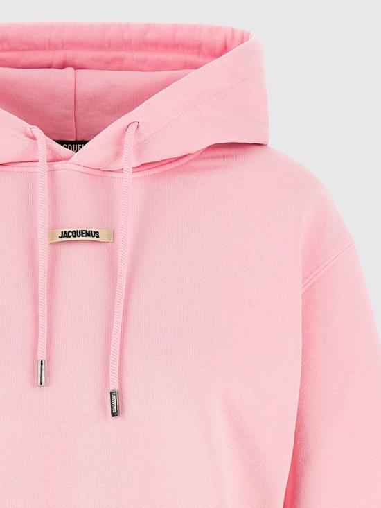26SS 자크뮈스 후드 티셔츠 24EHOW00247AJ00109 431 Pink - JACQUEMUS