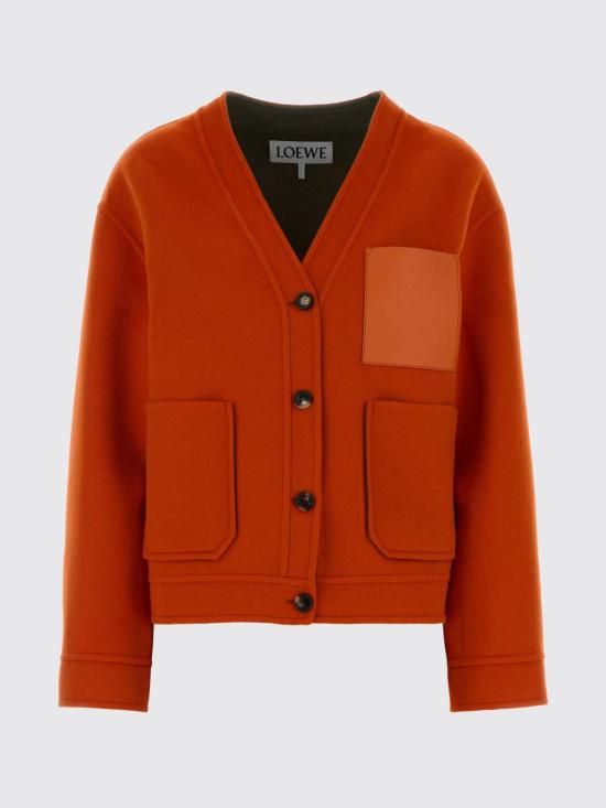 26SS 로에베 스웨터 S359Y02XFU KHAKIORANGE Kaki - LOEWE