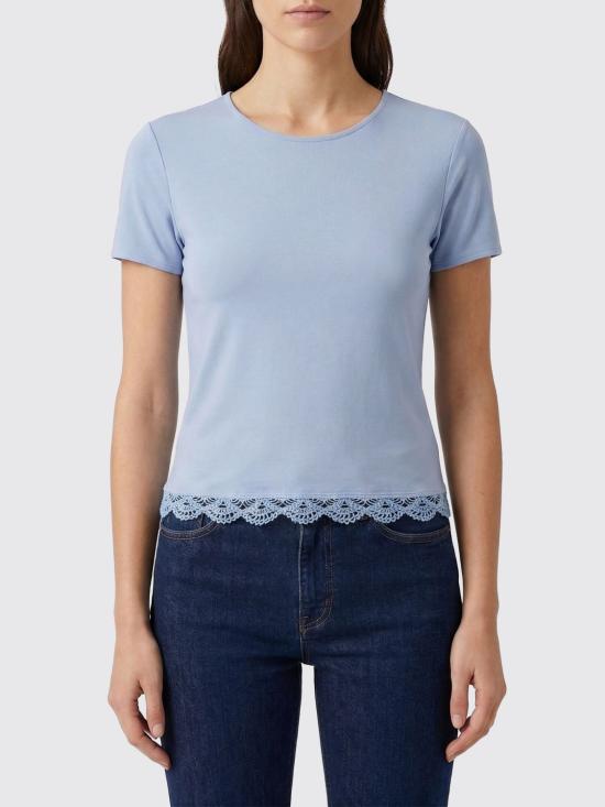 26SS 마그다뷰트림 반팔 티셔츠 195426 LIGHT Blue