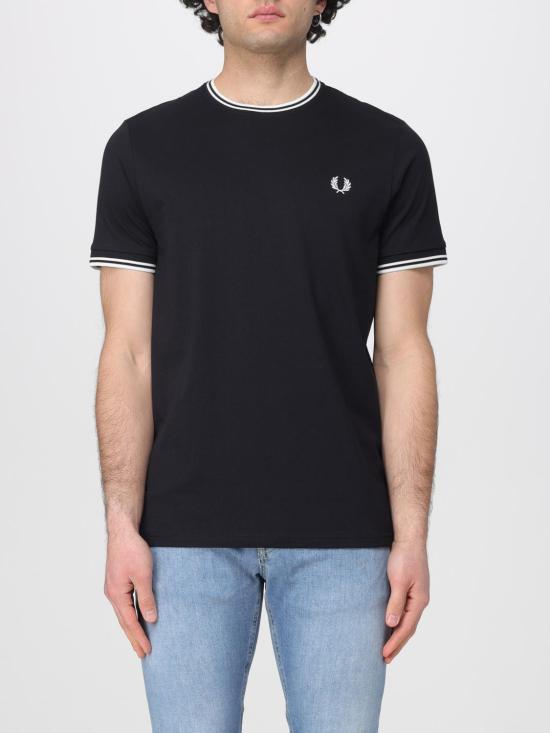 26SS 프레드페리 반팔 티셔츠 M1588 102 Black 1