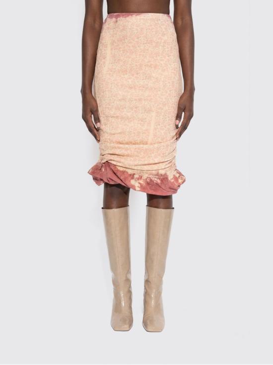 26SS 디젤 미디 스커트 A229400IFBA 38WA Pink