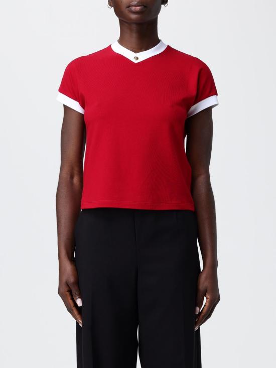 26SS 베르사체 반팔 티셔츠 10236971A17894 2RC90 Red