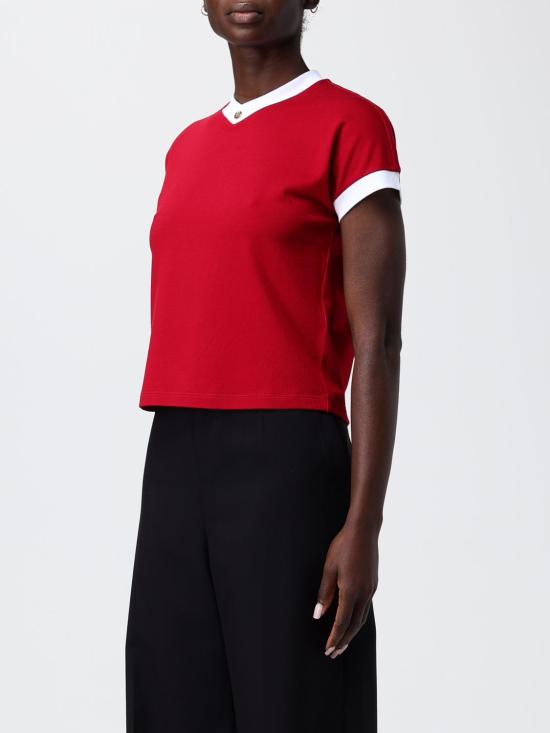 26SS 베르사체 반팔 티셔츠 10236971A17894 2RC90 Red - VERSACE