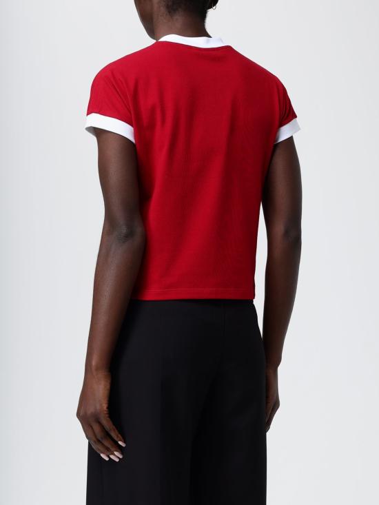 26SS 베르사체 반팔 티셔츠 10236971A17894 2RC90 Red - VERSACE