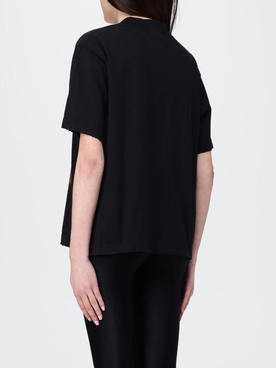 26SS 발렌시아가 반팔 티셔츠 850990TUVE4 1000 Black - BALENCIAGA