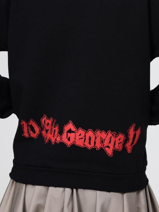 26SS 발렌시아가 스웨터 851238TUVD9 1000 Black - BALENCIAGA